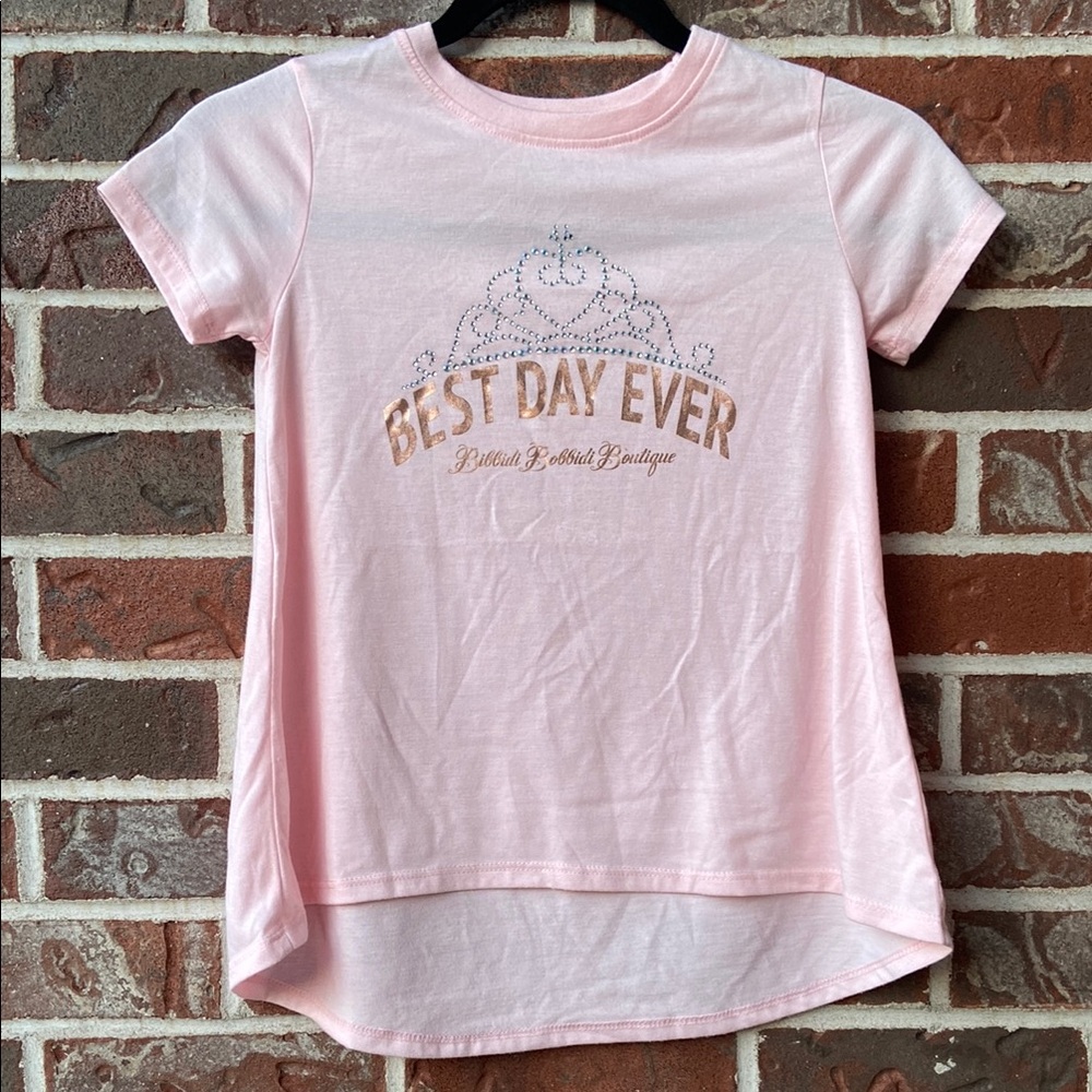 B1G2F 🚨Disney Bibbidi Bobbidi Boutique Pink Short Sleeve Tee Best Day Ever